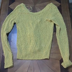 Yellow sweater